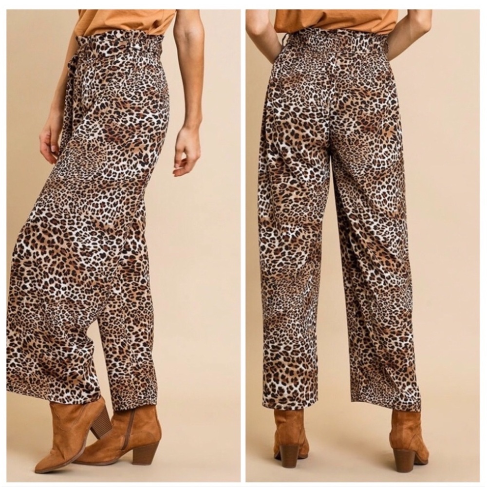 💝Boutique~ 🐆Animal Print High Waisted Pants